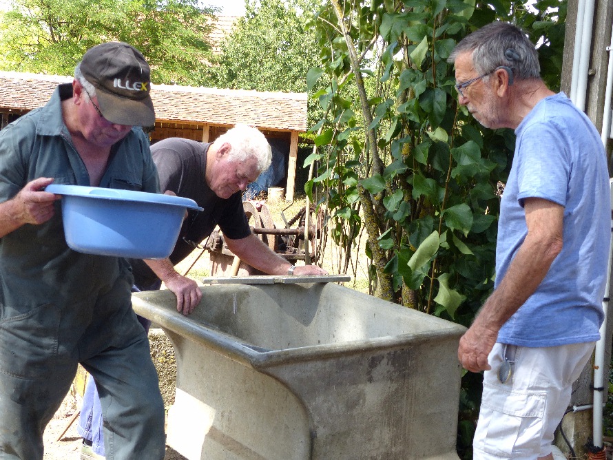 Mise en place d'un bac  laver